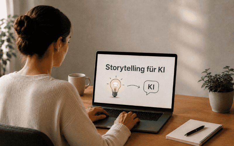 Blogbild Storytelling für KI